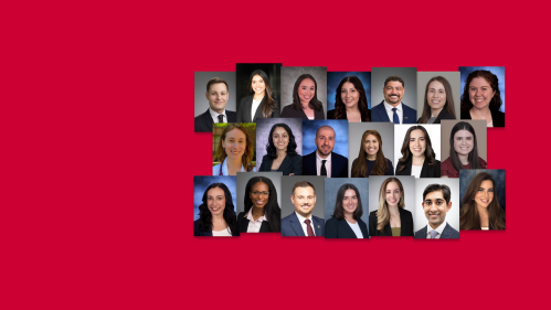 A collage of portraits displaying the 2026 Rising Stars winners