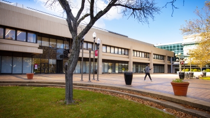 RBHS Newark plaza in front of the Medical School