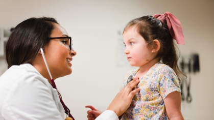 Pediatric assessment by a nurse