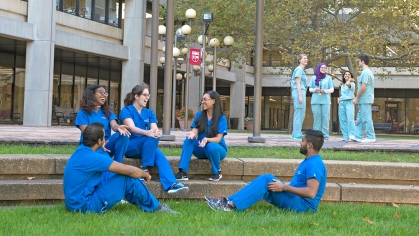 Diverse group of RBHS Students and Workers