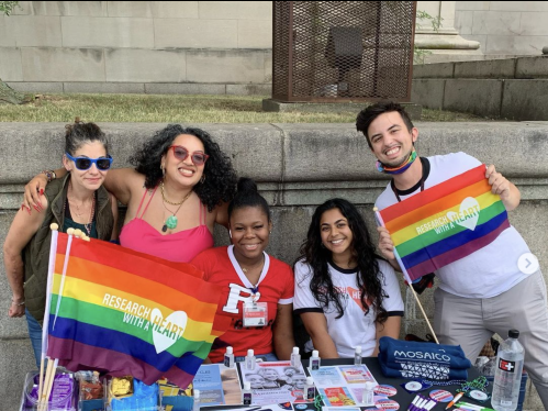 NJMS staff tabling at a health fair in Newark