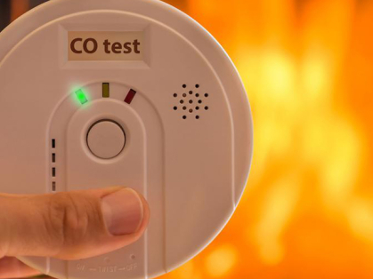 Image of a Carbon Monoxide alarm