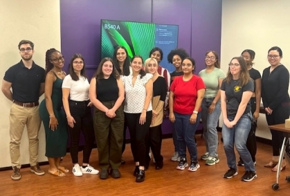 A group photo of Rutgers Health student peer supporters