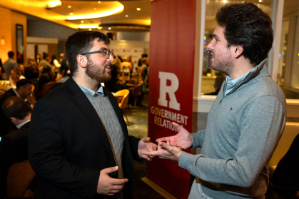 Joseph Al-Adam, left, and Santiago Díaz de León Domínguez participated in the Scarlet Service Program in 2023.