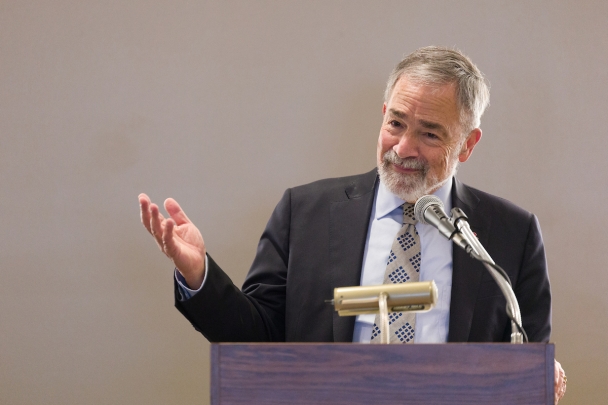 Chancellor Strom speaks at the Rising Stars ceremony