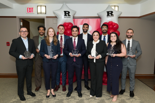 2025 Rising Stars pose with their awards