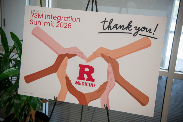 A thank you sign at the 2026 Integration Summit in Newark