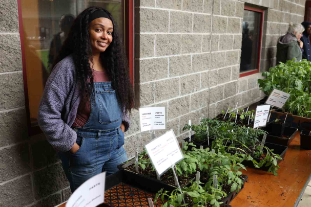 Plant sales were a popular draw during Rutgers Day on Cook campus.
